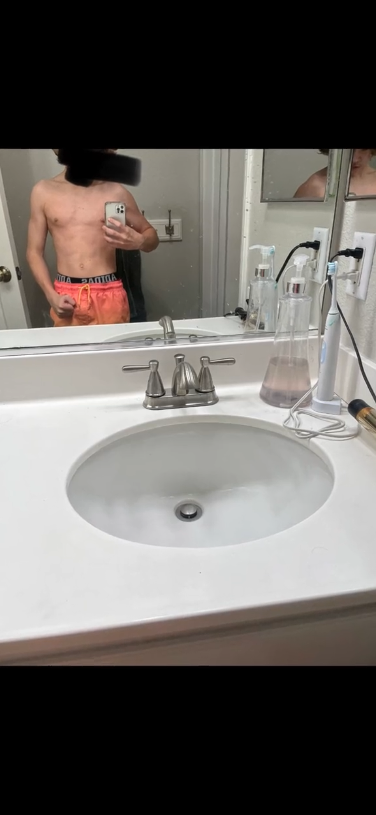 Weston at the starting point of his training journey